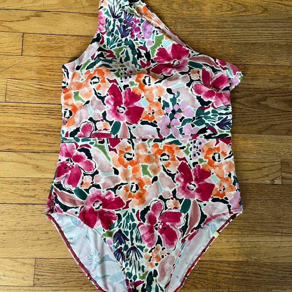 Summersalt Vibrant Pink and Orange One Piece Swim